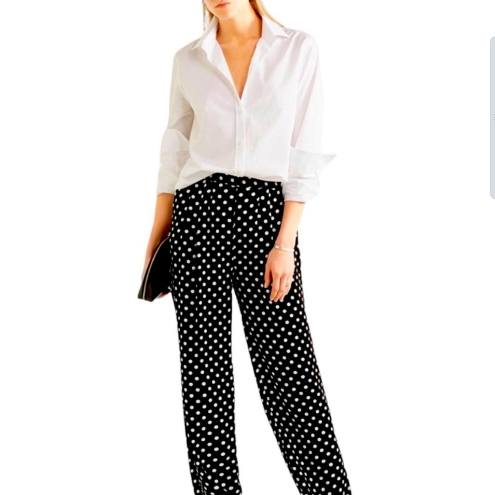 NWT Michael Kors Polka Dot Wide Leg
